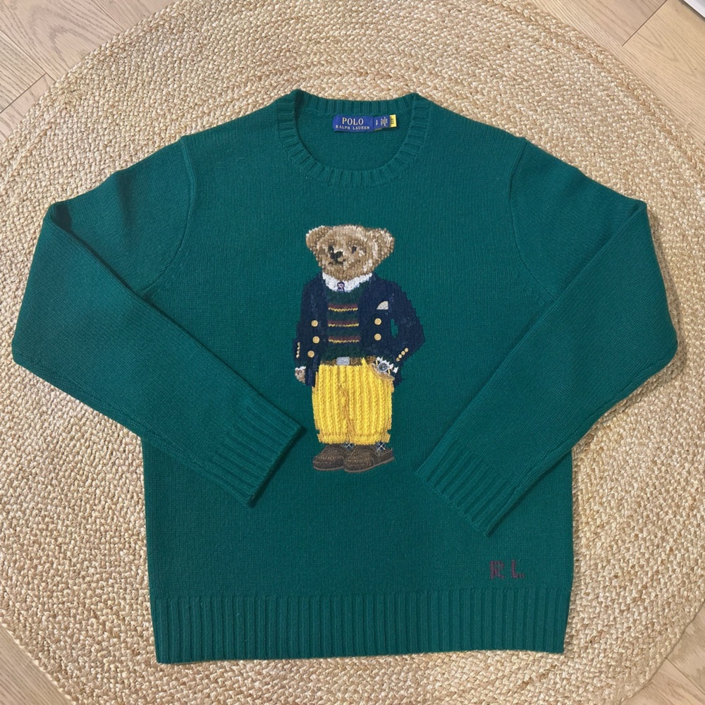 (NWOT)Ralph Lauren Bear Sweater